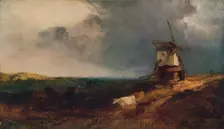 Landscape With Windmill, 19th century, (1917). Artist: Henry Bright