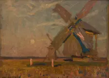 Landscape with Windmills, 1905. Creator: Jan Stanislawski