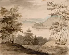 Landscape with Winding River. Creator: Robert Wilhelm Ekman