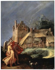 Landscape with Tobias and the Angel c1610-c1615. Artist: Abraham Bloemaert