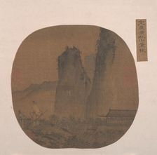 Landscape with Temple. Creator: Unknown