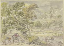 Landscape with thunderstorms, 17th century. Creator: Dirk Maes