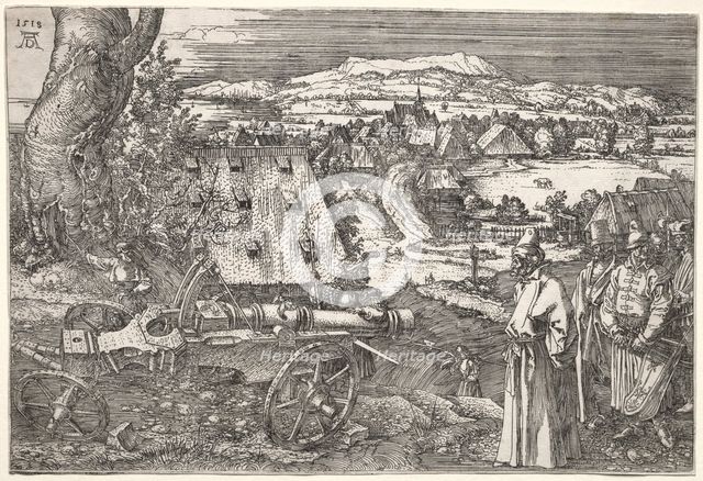 Landscape with the Cannon, 1518. Creator: Albrecht Dürer (German, 1471-1528).