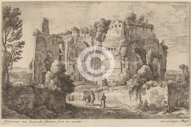 Landscape with the Cardinal. Creator: Herman van Swanevelt.