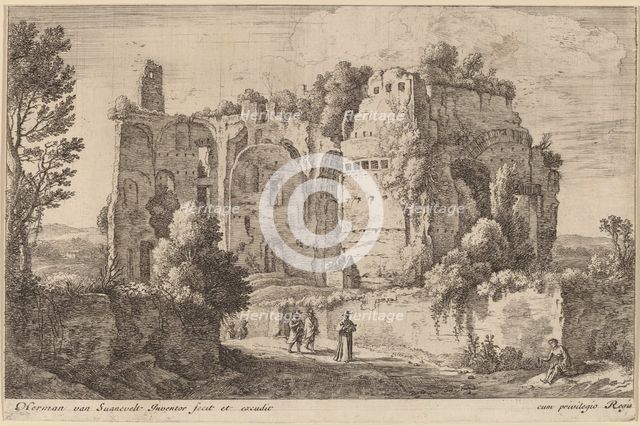 Landscape with the Cardinal. Creator: Herman van Swanevelt.