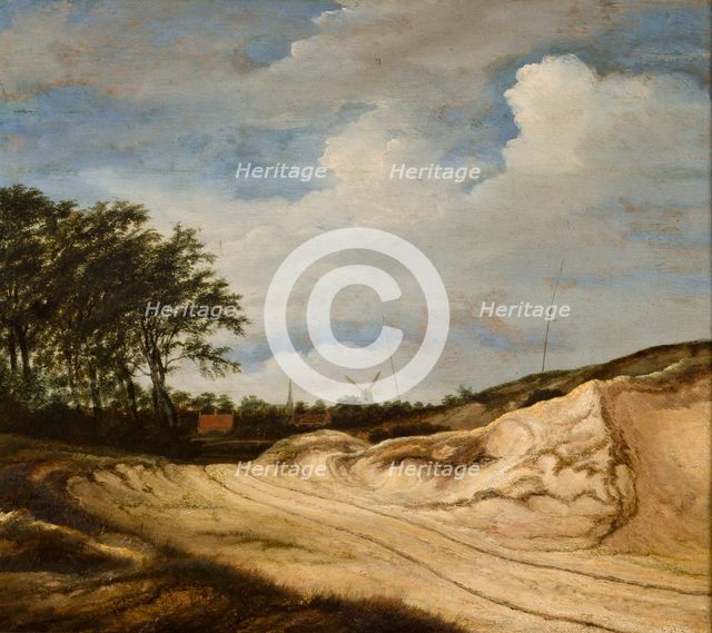 Landscape with the Dune, c1650. Creator: Guillam Dubois.