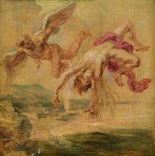 Landscape with the Fall of Icarus. Creator: Rubens, Pieter Paul (1577-1640)