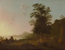 Landscape with the Flight into Egypt, ca. 1650. Creator: Aelbert Cuyp