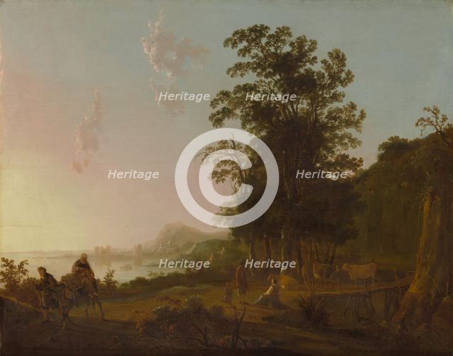 Landscape with the Flight into Egypt, ca. 1650. Creator: Aelbert Cuyp.