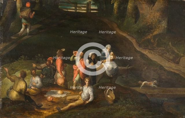Landscape with the Holy Family, 1573.