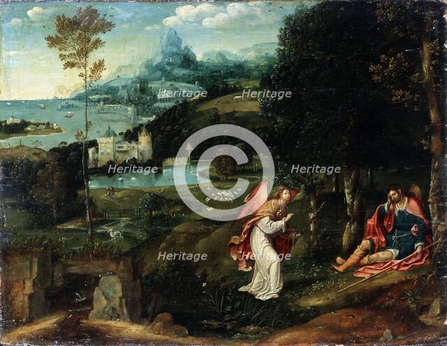 'Landscape with the Legend of Saint Roch', early 16th century. Artist: Joachim Patinir