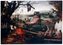 Landscape with the Parable of Saint Christopher early16th century. Artist: Jan Mandyn