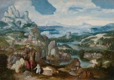 Landscape with the Penitent Saint Jerome, 1530/40. Creator: Unknown