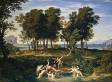 Landscape with the Rape of Hylas, 1832. Creator: Joseph Anton Koch
