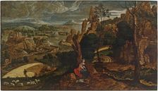 Landscape with the Rest on the Flight into Egypt, 1540-1545. Creator: Cock, Matthijs (Matthys) (ca 1505-1548)