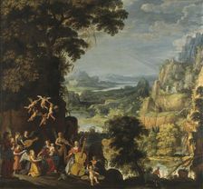 Landscape with the Rest on the Flight into Egypt. Creator: David Teniers I