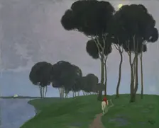 Landscape with the rider, 1910