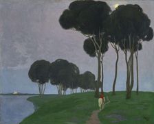 Landscape with the rider, 1910