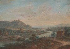 Landscape with the River Main, 18th century. Creator: Jakob Burgi