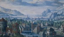 Landscape with the story of Jephthah's daughter, 1580-1589. Creator: Jacob Savery I
