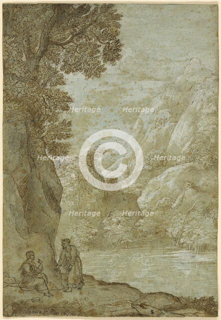 Landscape with the Temptation of Christ, n.d. Creator: Angeluccio.