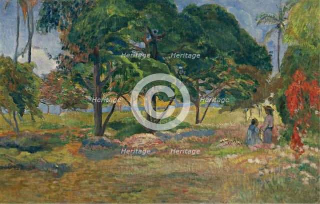 Landscape with Three Trees, 1892. Artist: Gauguin, Paul Eugéne Henri (1848-1903)