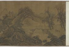 Landscape with travelers, 17th century. Creator: Unknown
