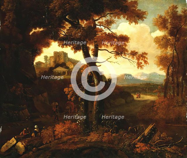 Landscape with Trees, 1678. Creator: Bartholomeus Appelman.