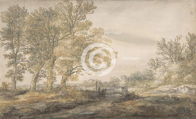 Landscape with Trees, 1635-91. Creator: Aelbert Cuyp.