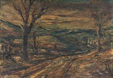 Landscape with trees, 1942. Creator: Ludovít Varga