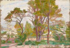 Landscape with Trees, 1910. Creator: Wojciech Weiss