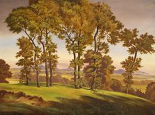 Landscape with trees, 1939. Creator: Emil Ernst Heinsdorff