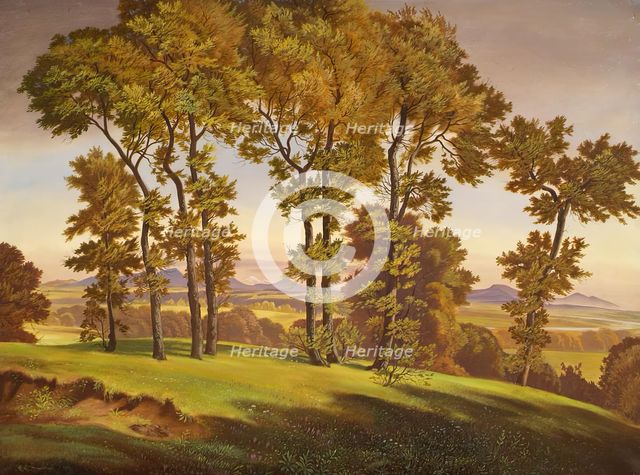 Landscape with trees, 1939. Creator: Emil Ernst Heinsdorff.