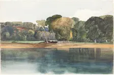 Landscape with Trees and Water. Creator: James Bulwer