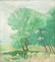 Landscape with trees, c1920-1928. Creator: Karol Miloslav Lehotský