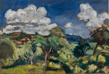 Landscape with Trees, c1936. Creator: Wojciech Weiss