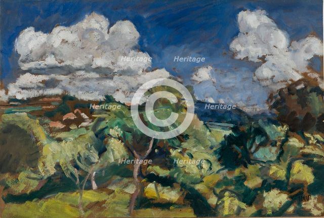 Landscape with Trees, c1936. Creator: Wojciech Weiss.