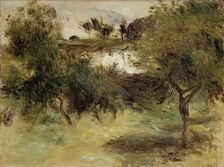 Landscape with Trees, late 19th century. Artist: Pierre-Auguste Renoir
