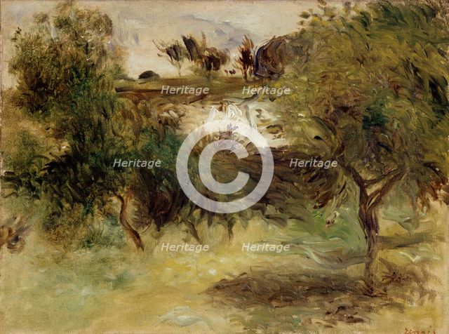 Landscape with Trees, late 19th century. Artist: Pierre-Auguste Renoir.