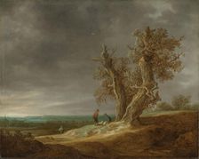 Landscape with Two Oaks, 1641. Creator: Jan van Goyen