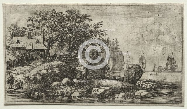 Landscape with Two Empty Boats. Creator: Allart van Everdingen (Dutch, 1621-1675).