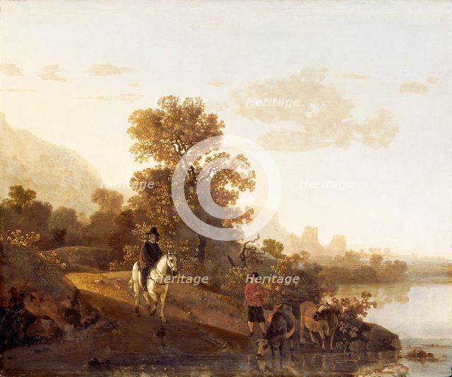 'Landscape with Ubbergen Castle', 1640-1691. Creator: Aelbert Cuyp.