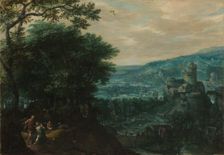 Landscape with Venus and Adonis, 1580s. Creator: Gillis van Coninxloo (Netherlandish, 1544-1607)