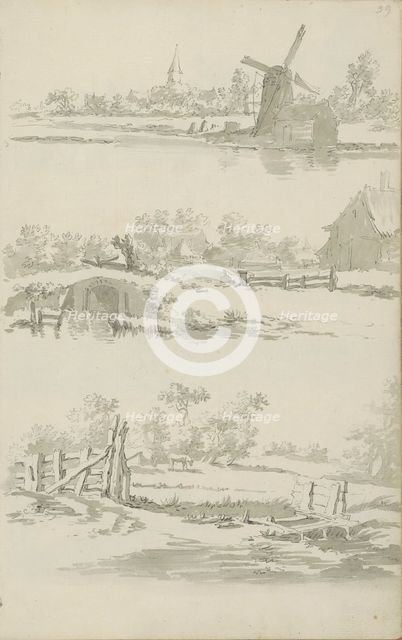 Landscapes with water, c.1780-c.1800. Creator: Bernhard Heinrich Thier.