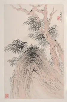 Landscapes after old masters, 19th century. Creator: Du Xiang