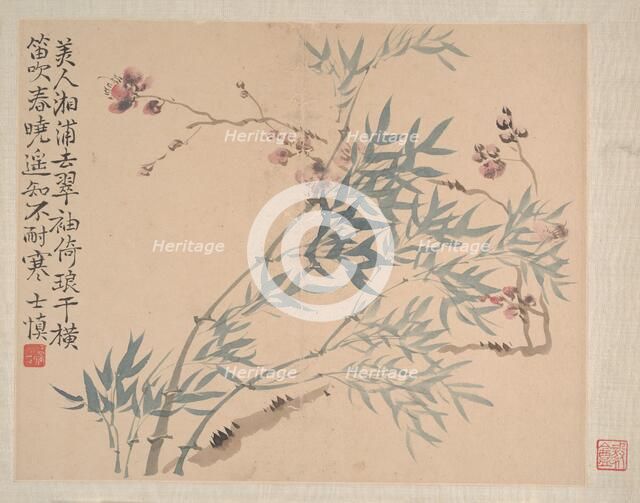 Landscapes and Flowers, dated 1745. Creator: Wang Shishen.