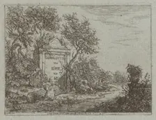 Landscapes and Heads, 1743-1745. Creator: Christian Ludwig von Hagedorn