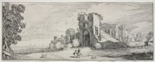 Landscapes and Ruins: Brederode Castle. Creator: Jan van de Velde (Dutch, 1593-1641)