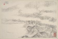 Landscapes, dated 1644. Creator: Zhang Feng
