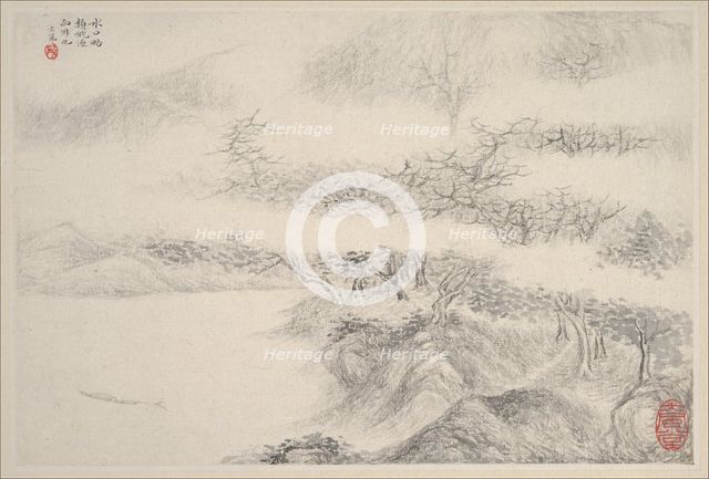 Landscapes, dated 1644. Creator: Zhang Feng.